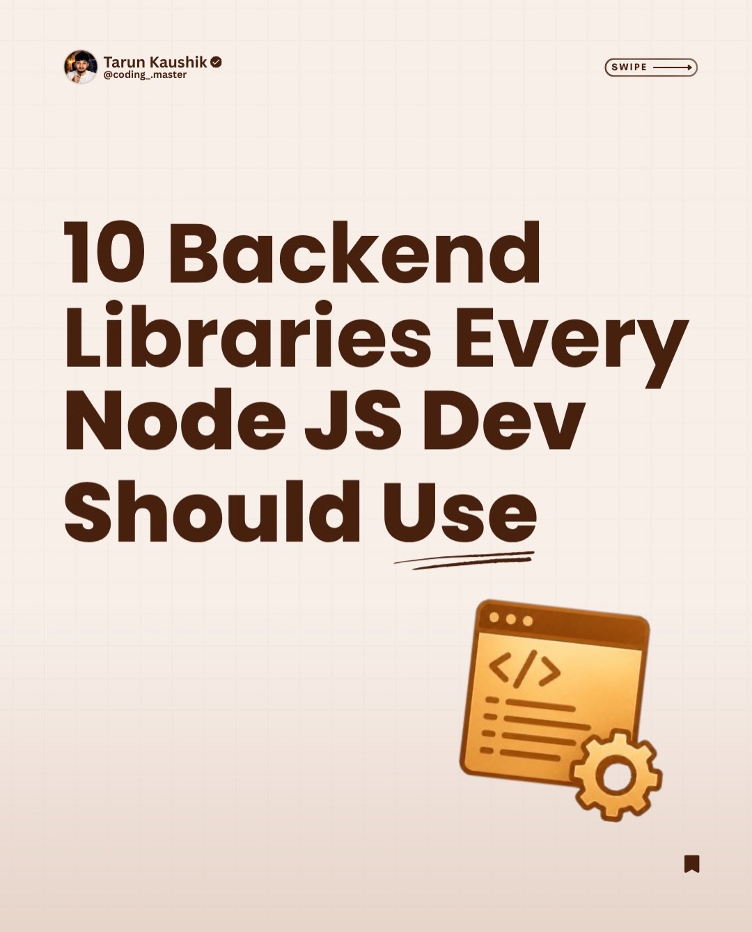 Daftar 10 library backend yang wajib diketahui oleh setiap developer Node.js.
