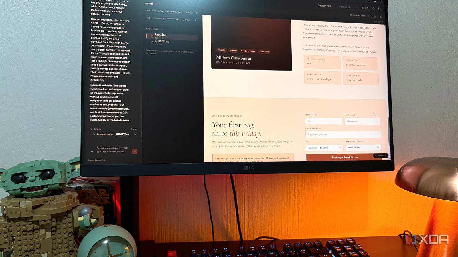 Artikel ini membahas bagaimana penulis mengganti alat desain dan pengembangan berbayar seperti Claude Design, Figma Make, dan Replit dengan alternatif open-source berbasis lokal yang lebih hemat biaya.