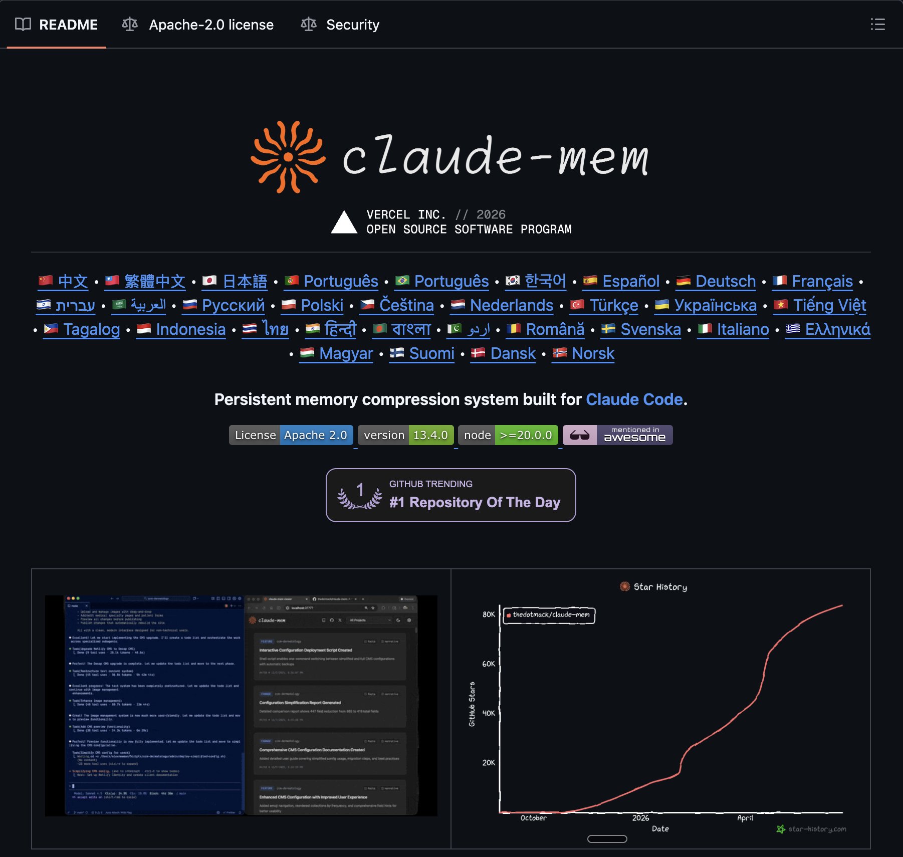 Plugin gratis bernama claude-mem yang membuat Claude Code dan AI coding tools lainnya bisa mengingat konteks antar sesi secara otomatis.